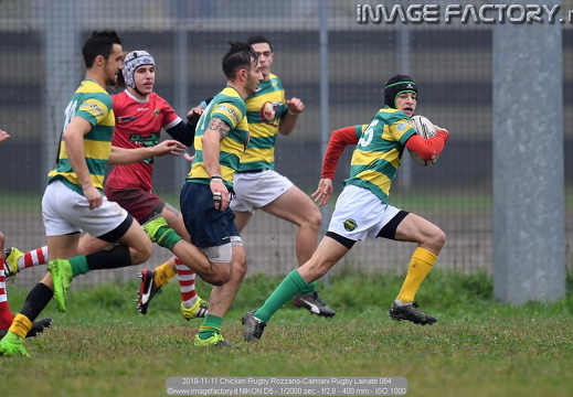 2018-11-11 Chicken Rugby Rozzano-Caimani Rugby Lainate (42-13)